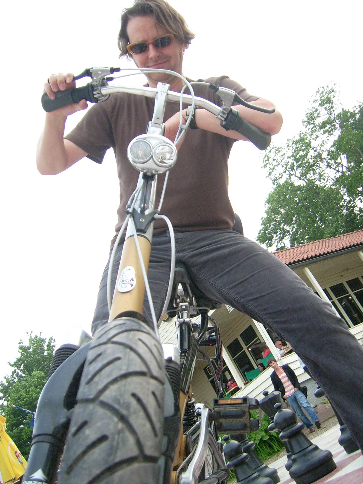 Martin Unfried mit Bike