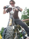 2008 Martin Unfried mit Bike