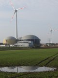 Wasserstoff-Wind-Biogas-Hybridkraftwerk bei Prenzlau