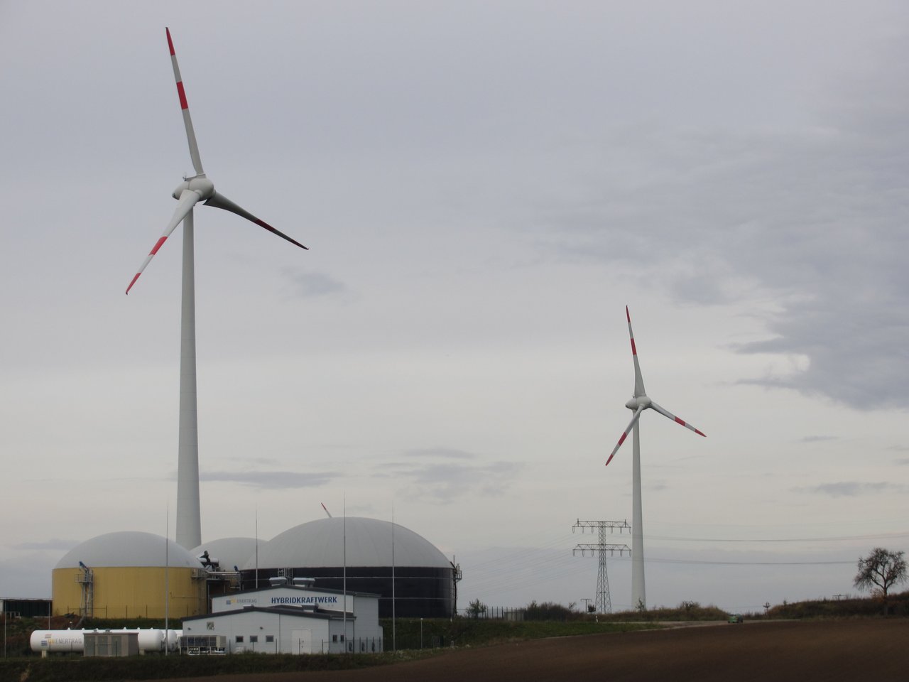 ENERTRAG Hybridkraftwerk in Prenzlau